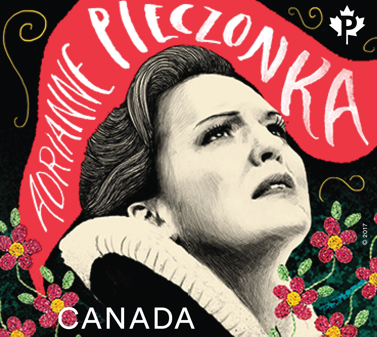 Adrianne Pieczonka featured on a special set of stamps issued by Canada Post honouring opera in Canada and the 50th anniversary of the first production of the opera Louis Riel. Adrianne Pieczonka featured on a special set of stamps issued by Canada Post honouring opera in Canada and the 50th anniversary of the first production of the opera Louis Riel.